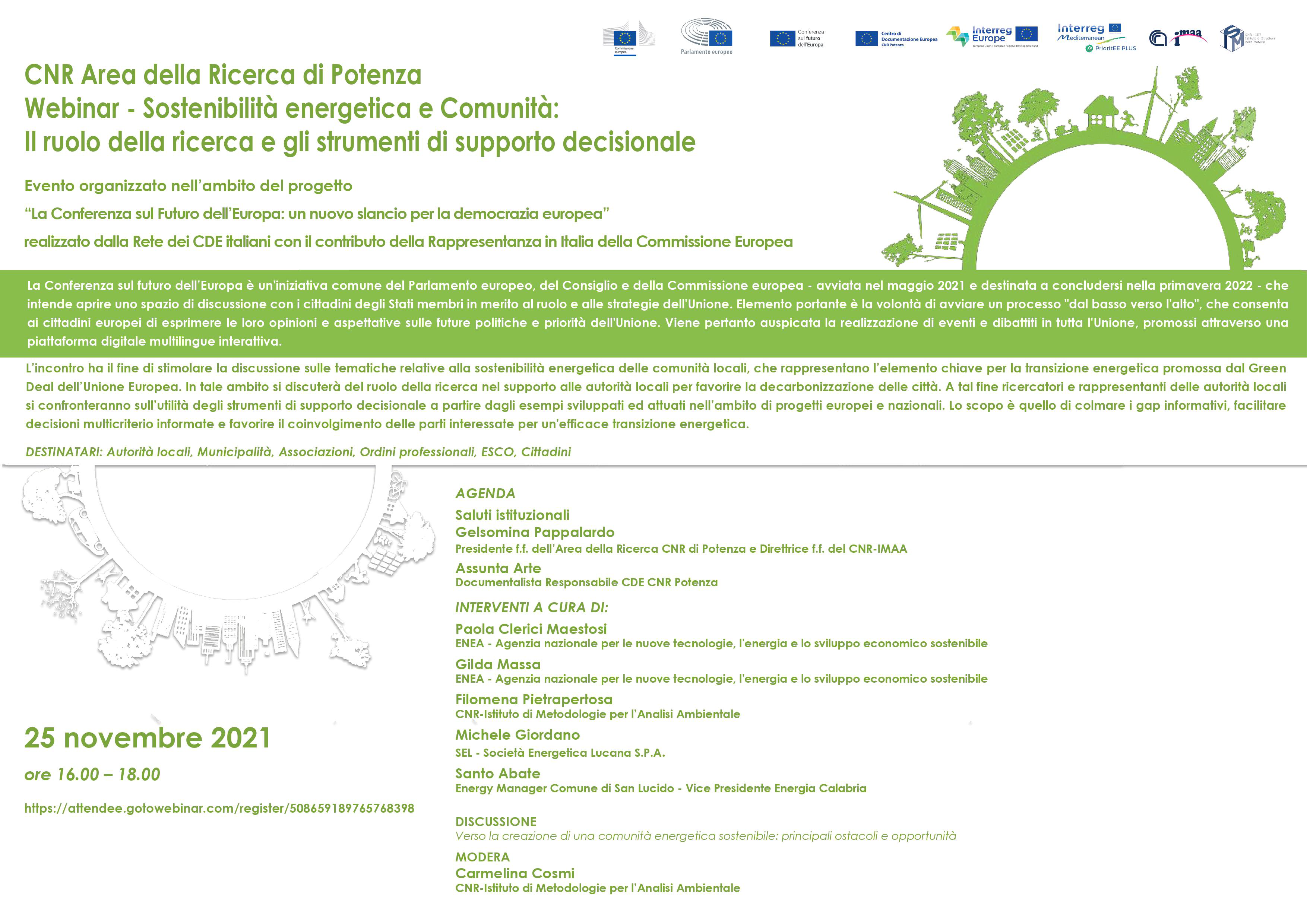 Locandina Webinar CDE CNR Potenza 25 11 2021 finale Tavola disegno 1